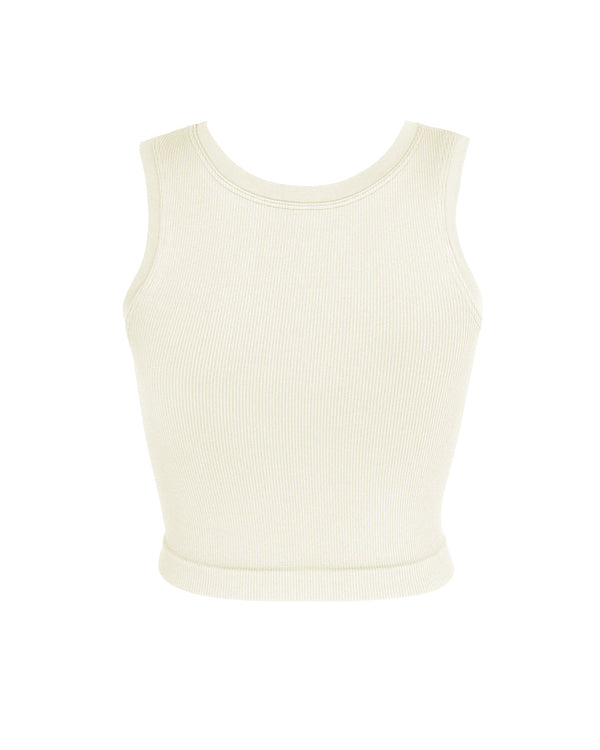 Prism LUMINOUS Ribbed Vest | Cream
