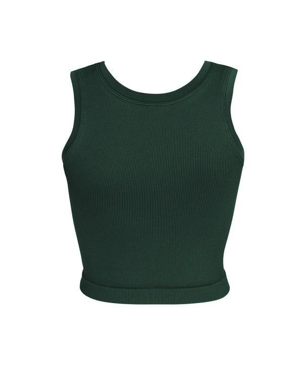 Prism LUMINOUS Ribbed Vest | Dark Green