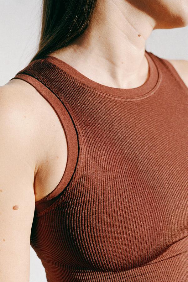 Prism LUMINOUS Ribbed Vest | Maroon