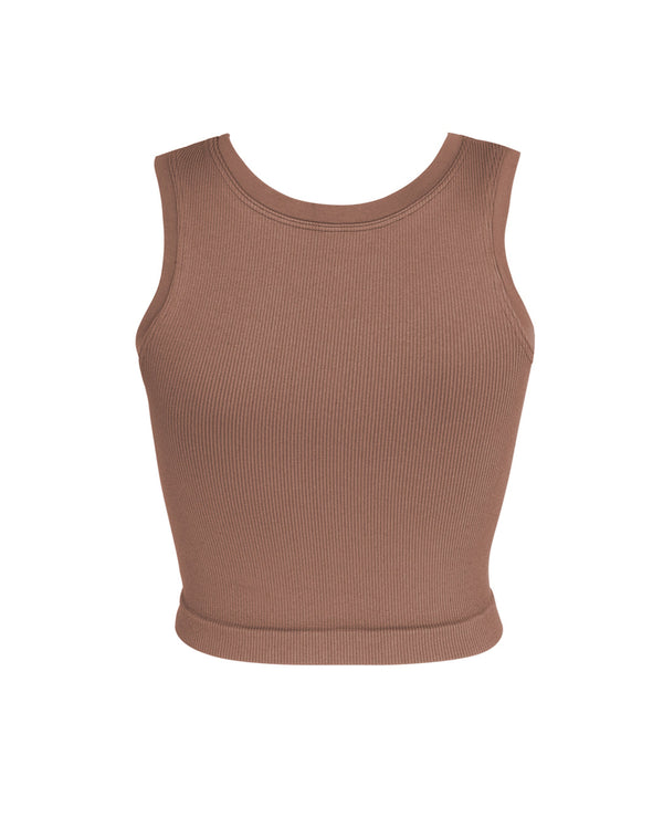 Prism LUMINOUS Ribbed Vest | Rusty Pink
