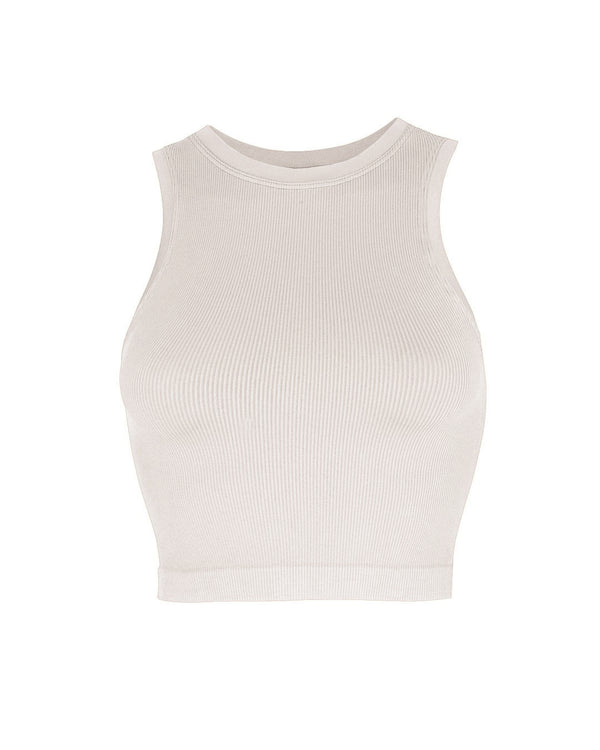 Prism LUMINOUS Ribbed Vest | Taupe