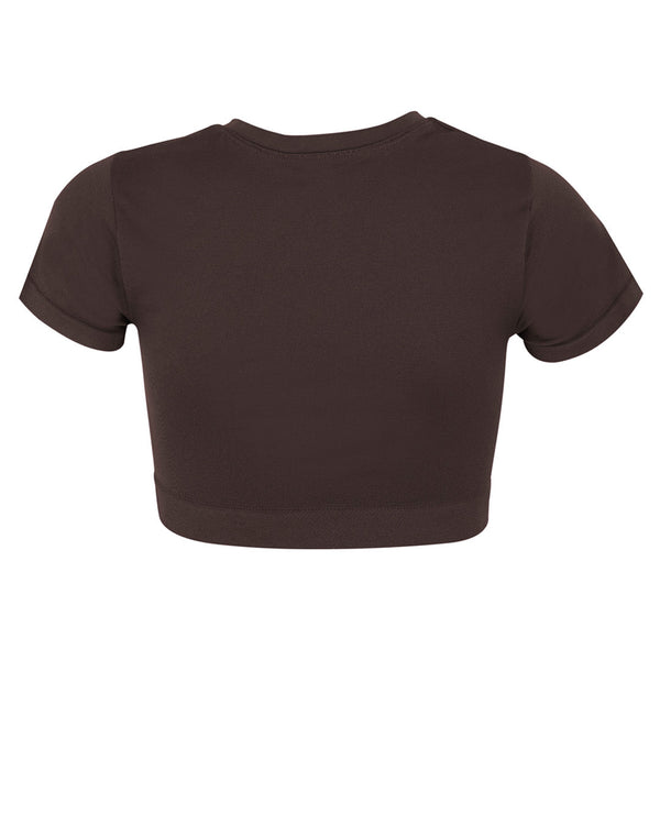 Prism MINDFUL Crop Top | Chocolate Brown