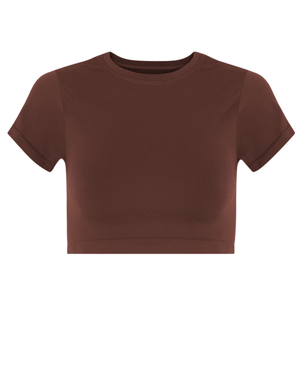 prism MINDFUL Crop Top | Maroon