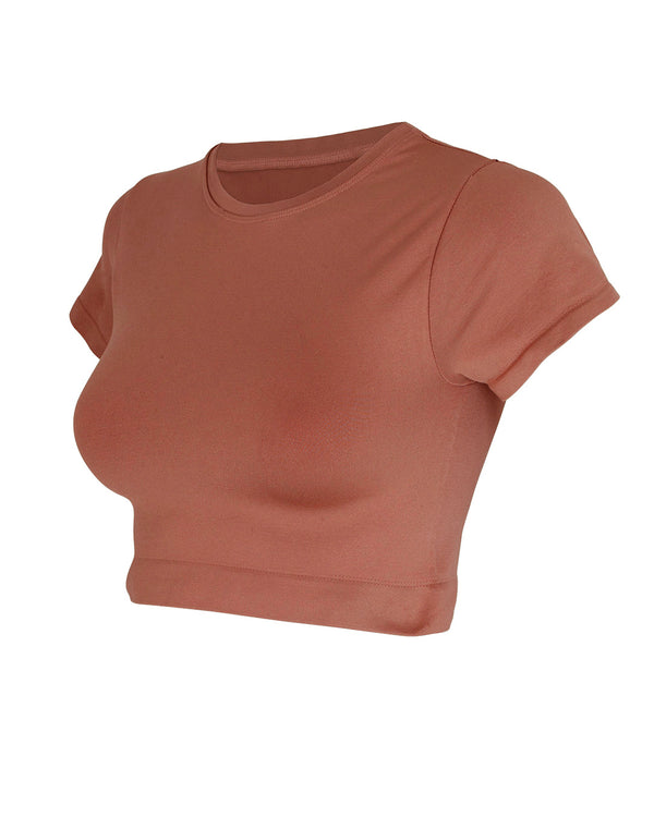 Prism MINDFUL Crop Top | Rusty Pink