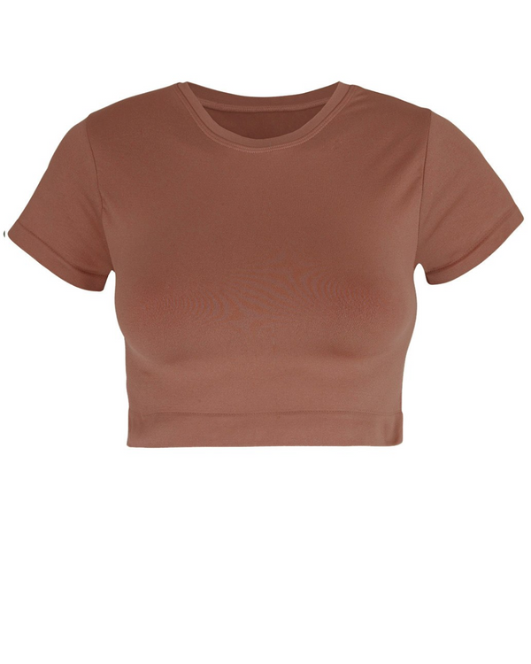 prism MINDFUL Crop Top | Rusty Pink