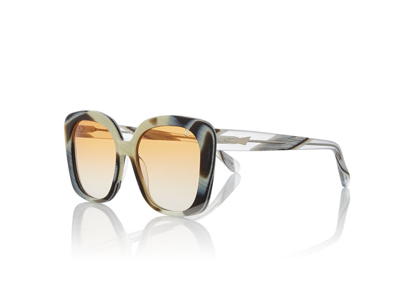Prism MONACO Sunglasses | Zebra Horn