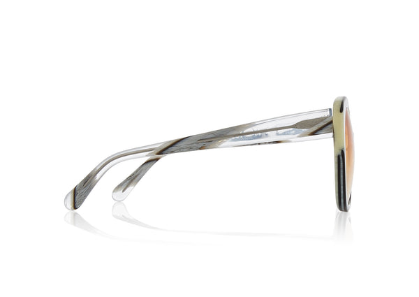 Prism MONACO Sunglasses | Zebra Horn