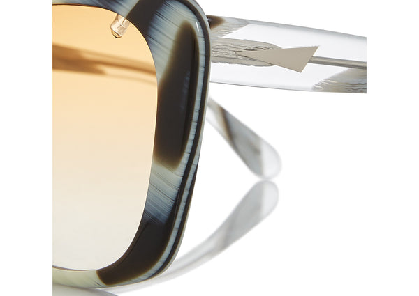 Prism MONACO Sunglasses | Zebra Horn