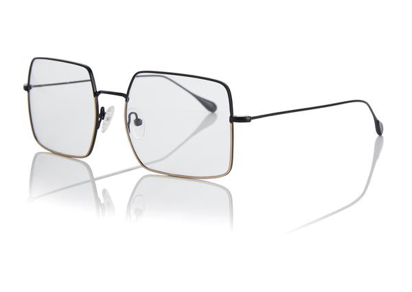 Prism MONTREAL Optical Frames | Matte Black & Gold