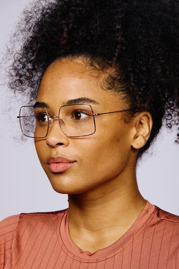 Prism MONTREAL Optical Frames | Matte Black & Gold