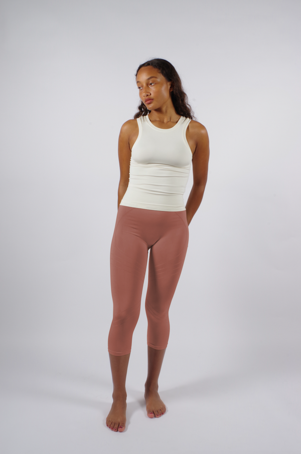 Prism MOTION 3/4 Leggings | Rusty Pink