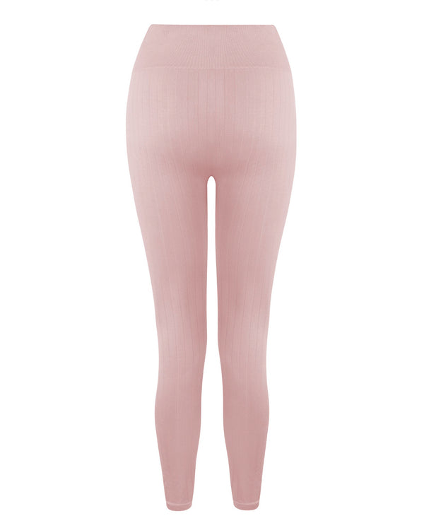 Prism NOURISH Flat Ribbed Leggings | Blush