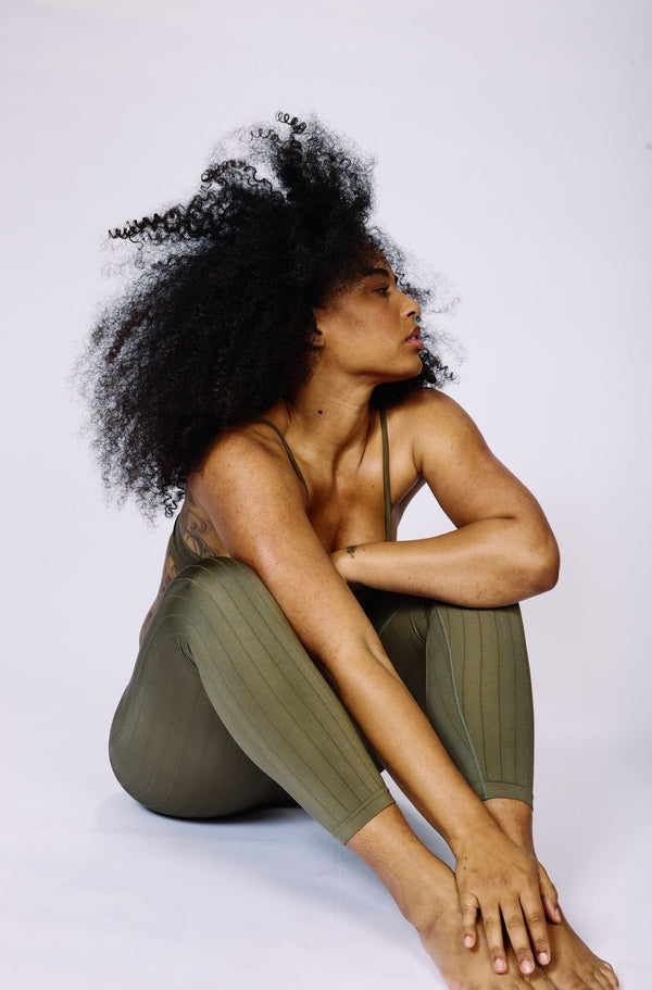 Prism NOURISH FLAT RIBBED Leggings | Olive