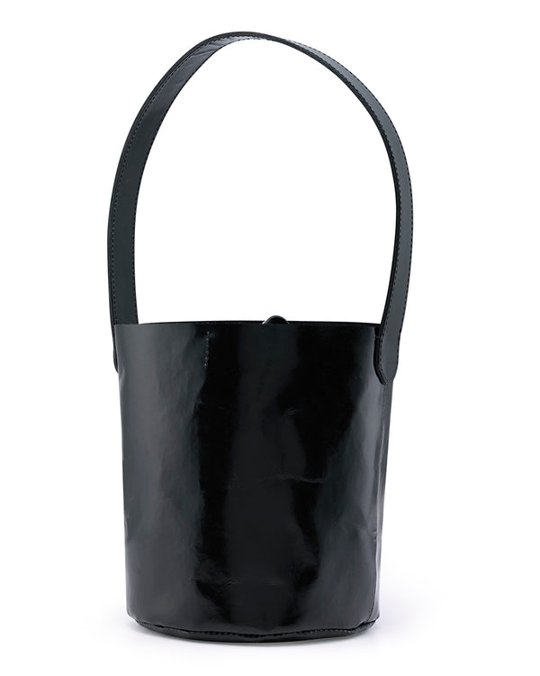 prism OAHU Mini Bucket Bag | Black Patent Leather