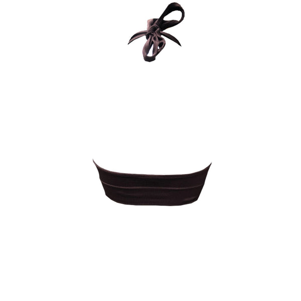 Prism REVITALISED Halterneck Top | Chocolate Brown