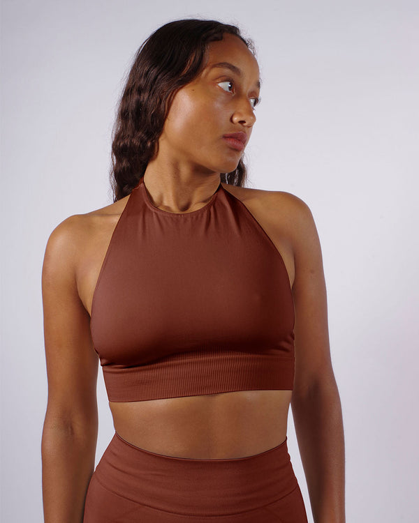 Prism REVITALISED Halterneck Top | Maroon