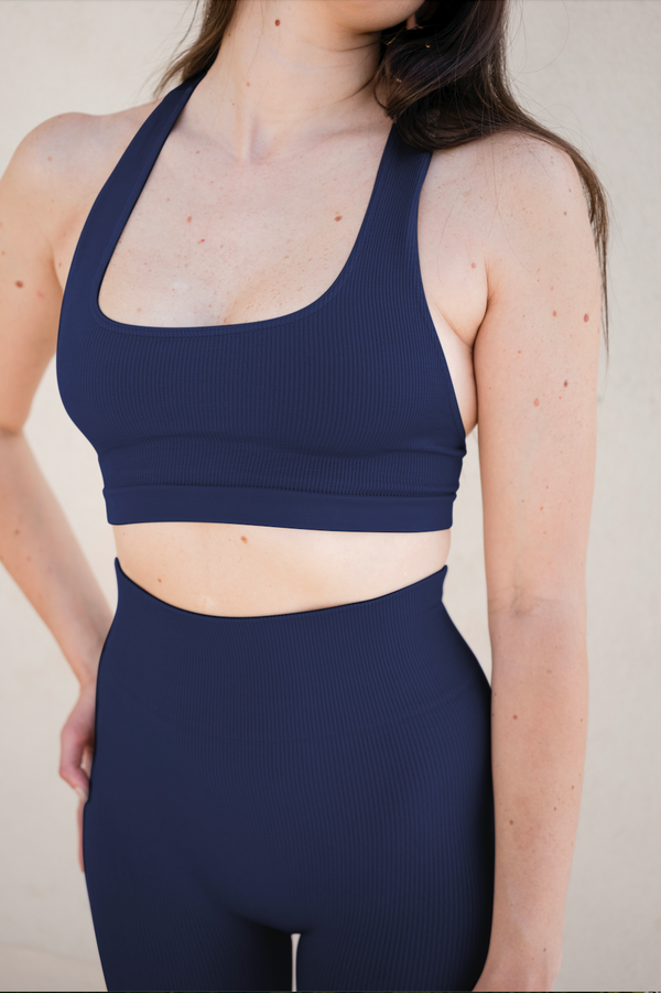 Prism RIBBED ELATED Bra Top | Eclipse