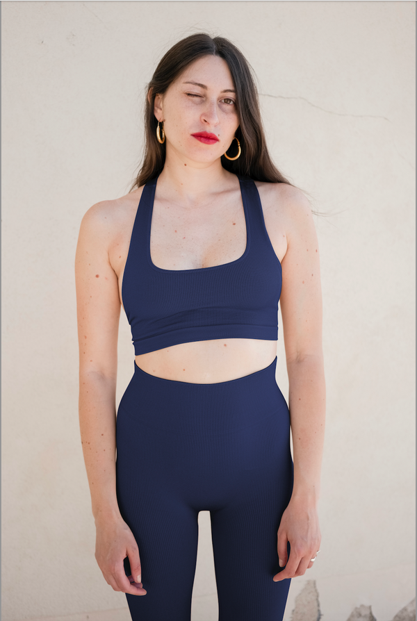 Prism RIBBED ELATED Bra Top | Eclipse