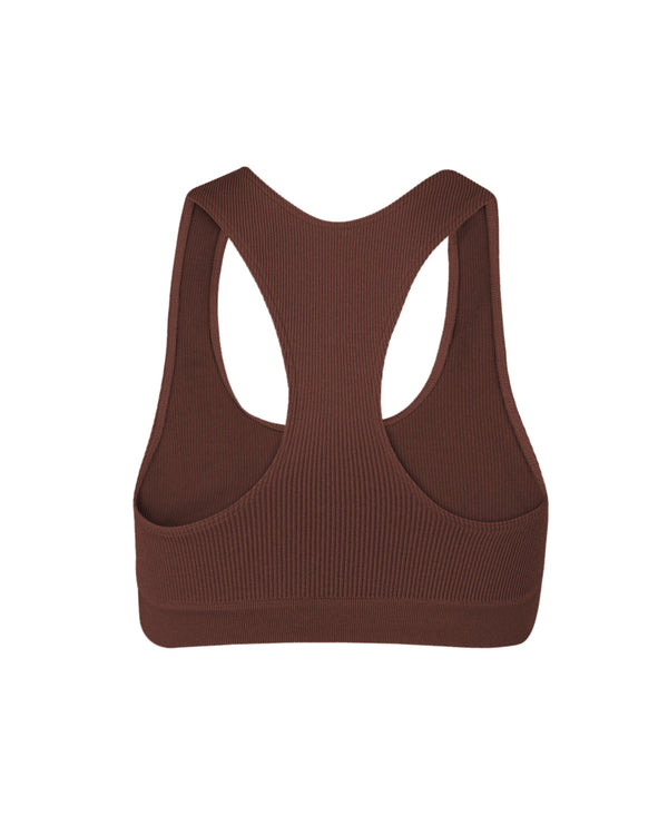 Prism RIBBED ELATED Bra Top | Maroon