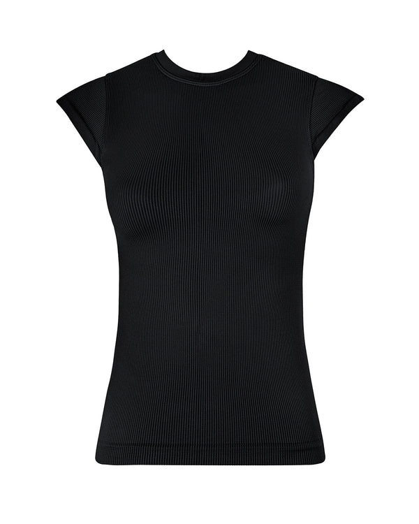 prism ROUSE Ribbed Top | Black
