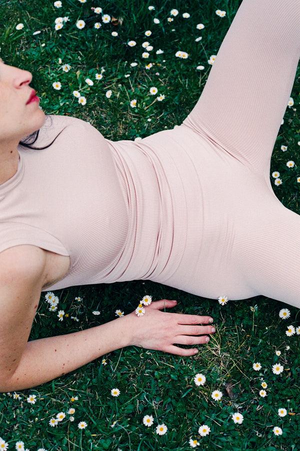 Prism ROUSE Ribbed Top | Blush