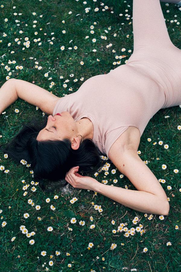 Prism ROUSE Ribbed Top | Blush