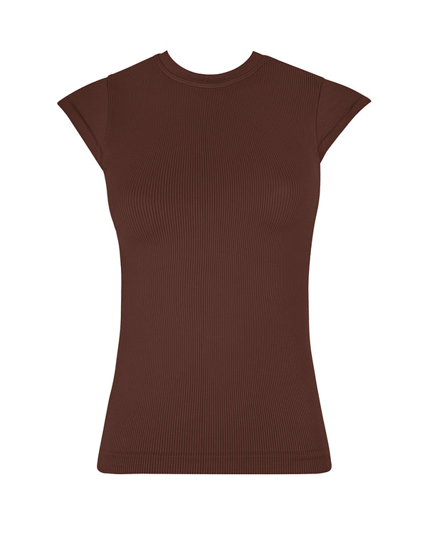prism ROUSE Ribbed Top | Maroon