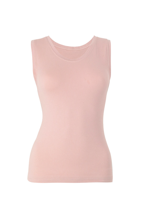 prism SAGE Ribbed Vest | Blush