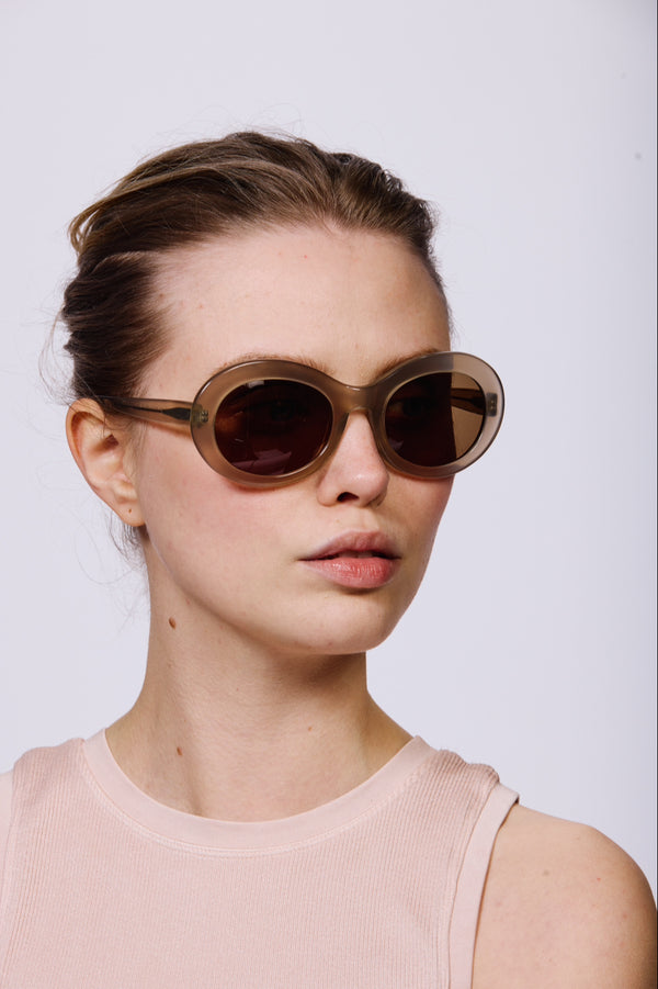 Prism SAN FRANCISCO Sunglasses | Clear Taupe