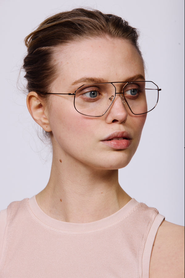 Prism SANTIAGO Optical Frames | Gunmetal & Rose Gold