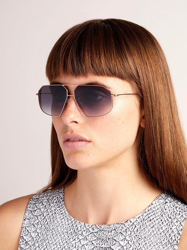Prism SANTIAGO Sunglasses | Rose Gold