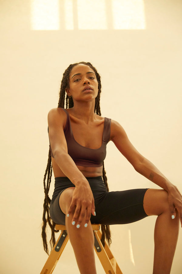 Prism SERENE Bikini Bra Top | Chocolate Brown