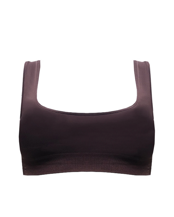 prism SERENE Bikini Bra Top | Chocolate Brown