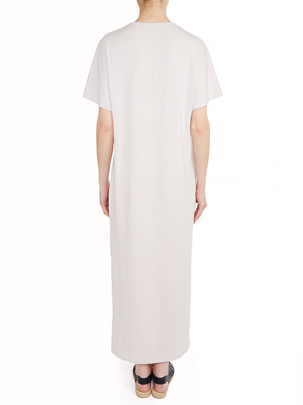 Prism SIDE SPLIT T-SHIRT MAXI DRESS | Powder Pink