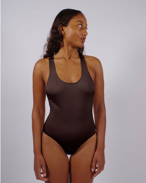 Prism ZEALOUS Body Swimsuit | Chocolate Brown