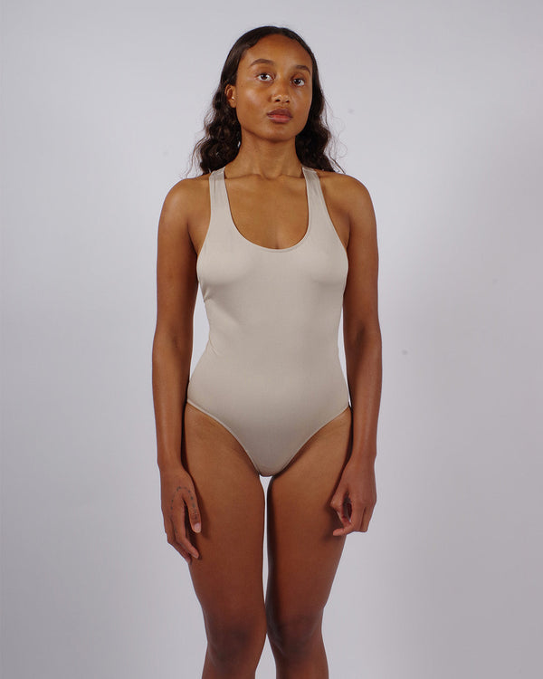 Prism ZEALOUS Body Swimsuit | Taupe