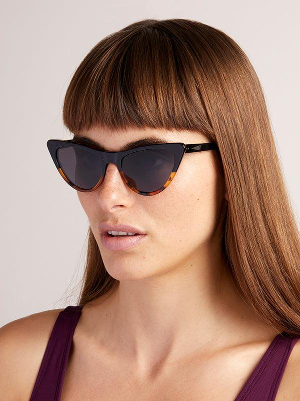 Prism ST LOUIS Sunglasses | Black & Amber Tortoiseshell