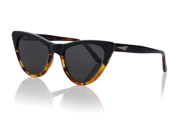 Prism ST LOUIS Sunglasses | Black & Amber Tortoiseshell
