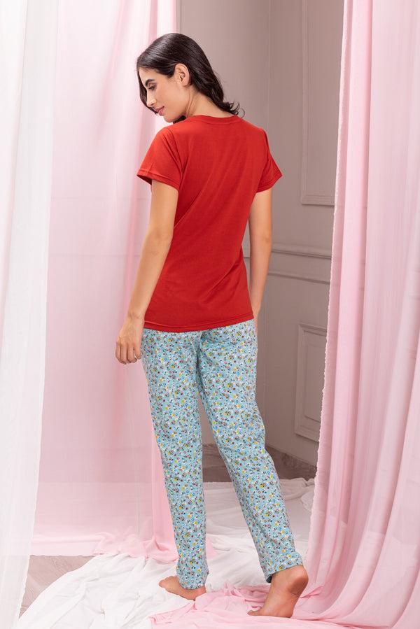 Private Lives Believe Pj Set In Cotton