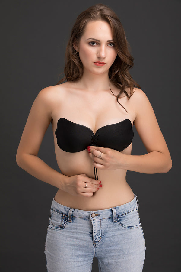 Private Lives Black Push-Up Bra