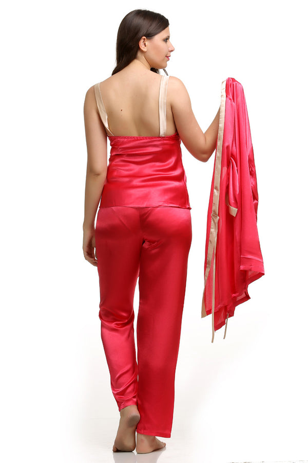 Private Lives Cherry Night Suit With Robe