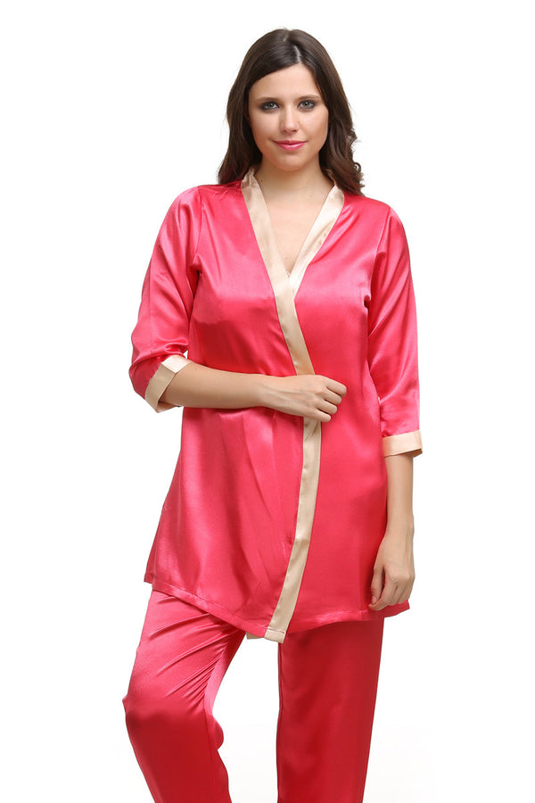 Private Lives Cherry Night Suit With Robe