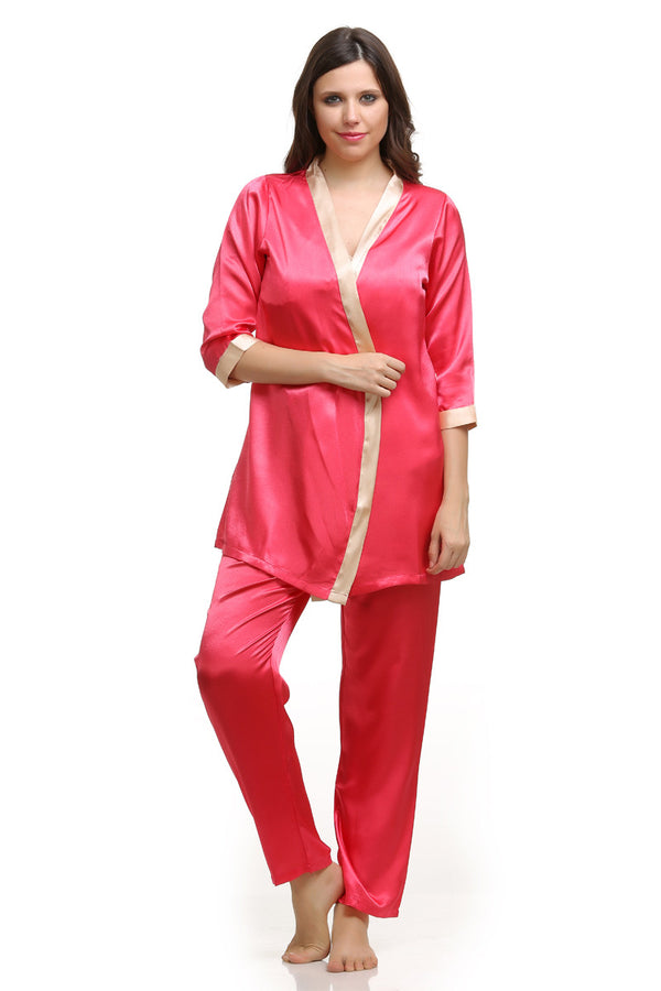 private lives Cherry Night suit with Robe