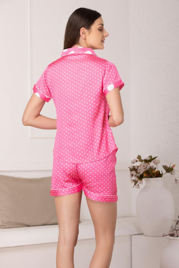 Private Lives Classic Collar Night Suit