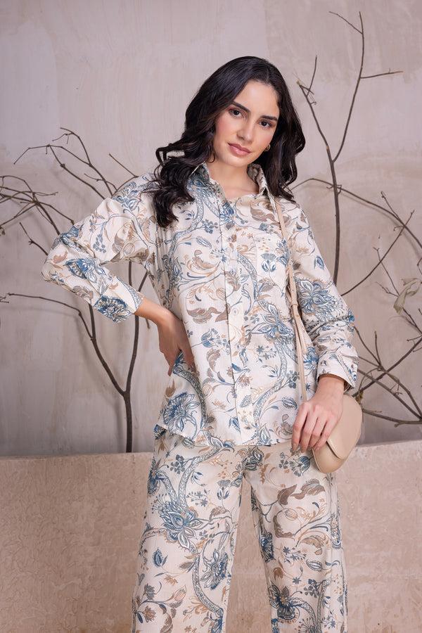 private lives Co-ord set in pure cotton