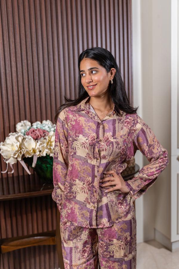 Private Lives Co-ord Set In Superior Rayon