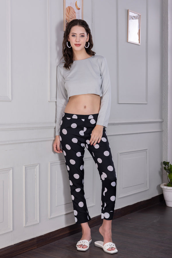 Private Lives Crop Top & Polka Pj