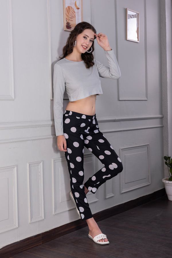 private lives Crop top & Polka Pj