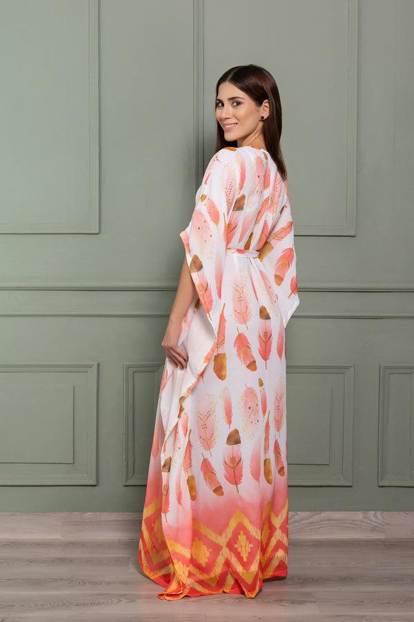Private Lives Double Chiffon Kaftan