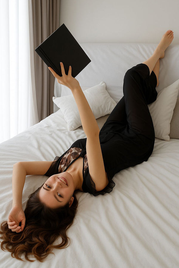 private lives Double Chiffon Night suit